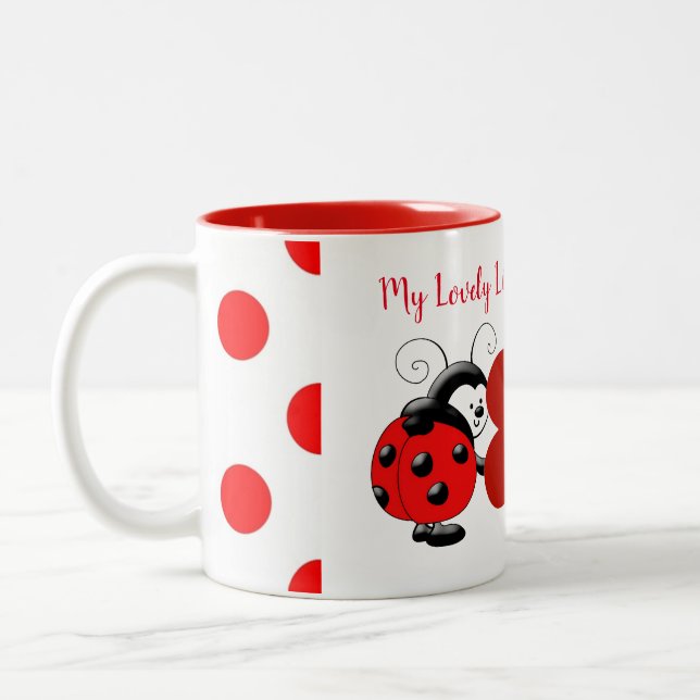 SHOPPING QUEEN COLLECTION Two-Tone COFFEE MUG (Left)