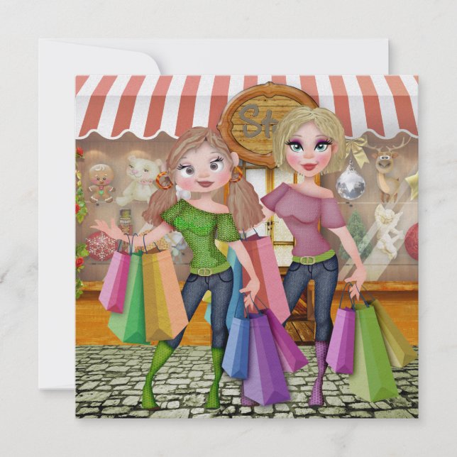 Shopping :Save the Date"  - SRF Save The Date (Front)