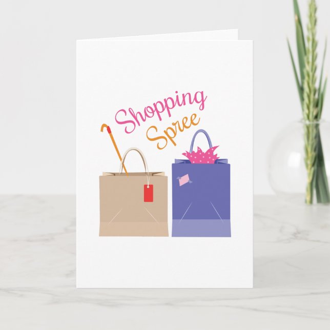 Shopping Spree Card (Front)