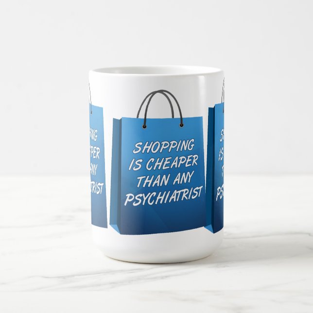 Shopping Therapy Funny Mug (Center)