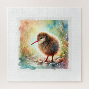 Shore Kiwi in Natural Colors 060824AREF115 - Water Jigsaw Puzzle