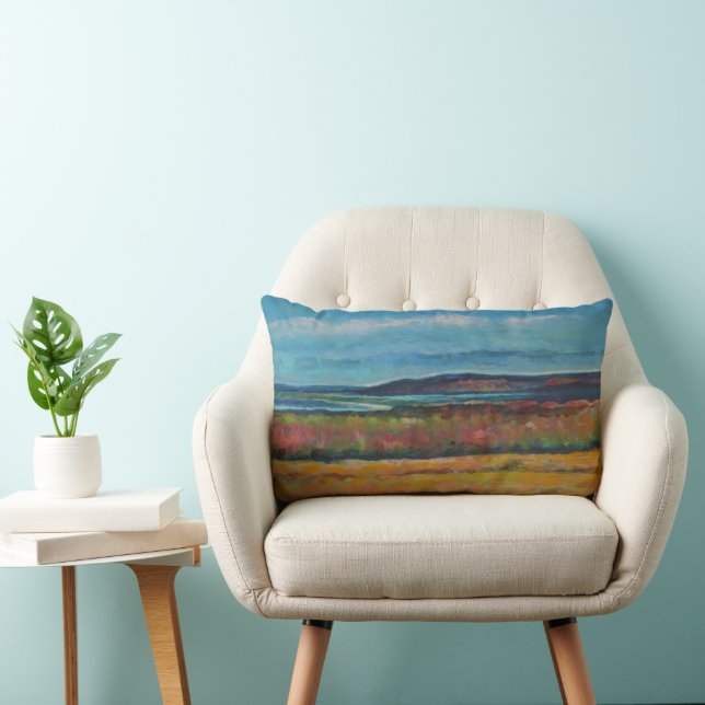 Shore Landscape Art Decor Lumbar Cushion (Chair)