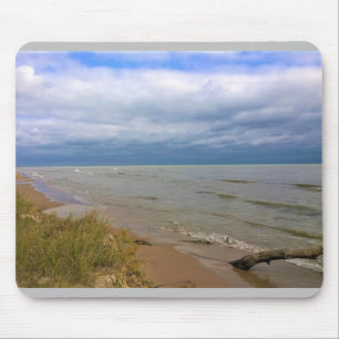 Shore of Lake Michigan, Sheyboygan, WI Mouse Pad