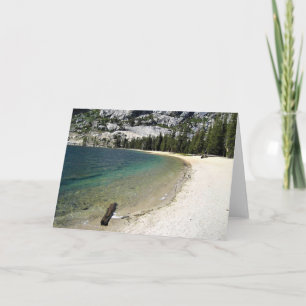 Shore of Tenaya Lake, Yosemite, California Card
