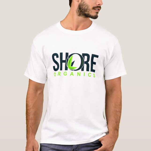 Shore Organics Logo T-Shirt - White (Front)
