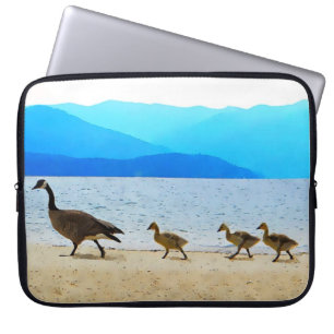 Shore Patrol Canada Geese Laptop Sleeve