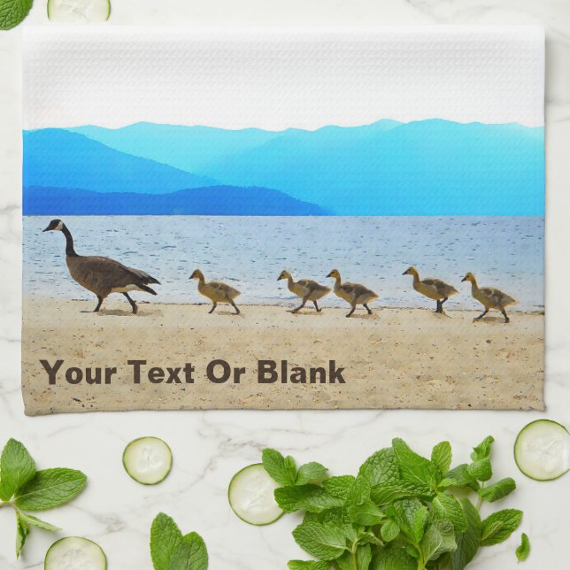 Shore Patrol - Canada Geese Tea Towel (Folded)