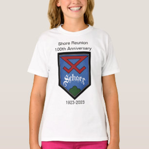 Shore Reunion 100th Anniversary shield (girls) T-Shirt