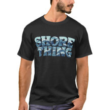 Shore Thing | Retro Blue Ocean Waves Surf Graphic