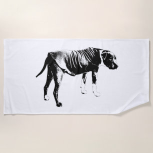Shore Vector, Relaxed Walk Beach Towel