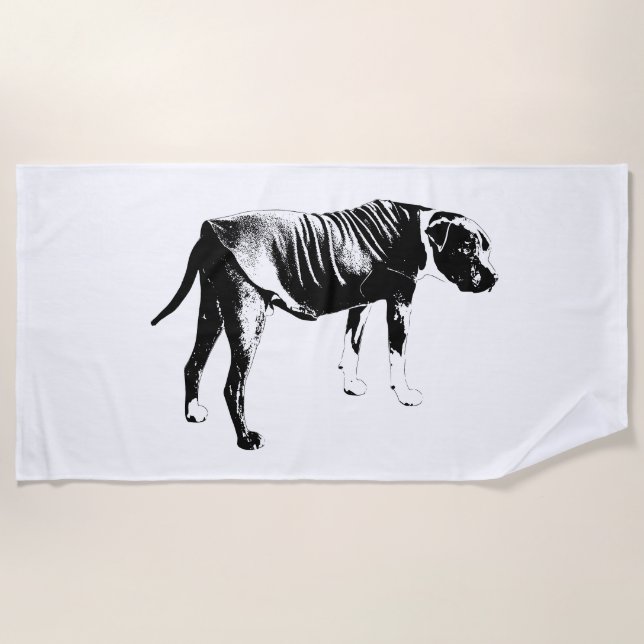 Shore Vector, Relaxed Walk Beach Towel (Front)