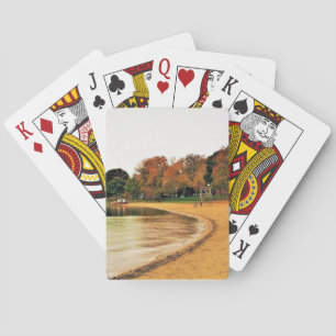Shorefront of Lake Geneva, Wisconsin Playing Cards