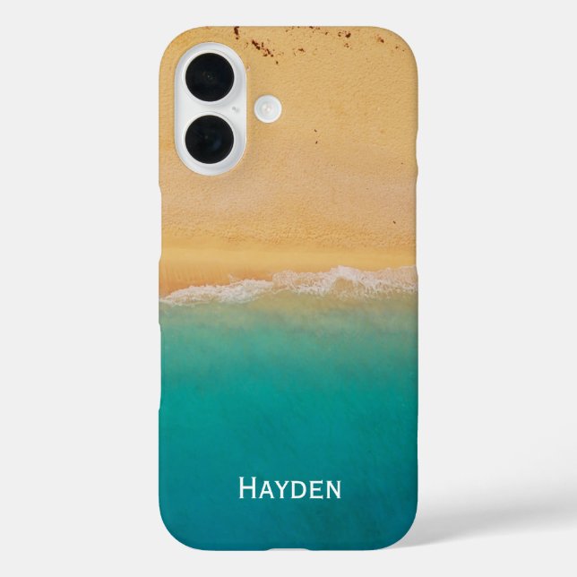 Shoreline from Above Cool Personalised Case-Mate iPhone Case (Back)