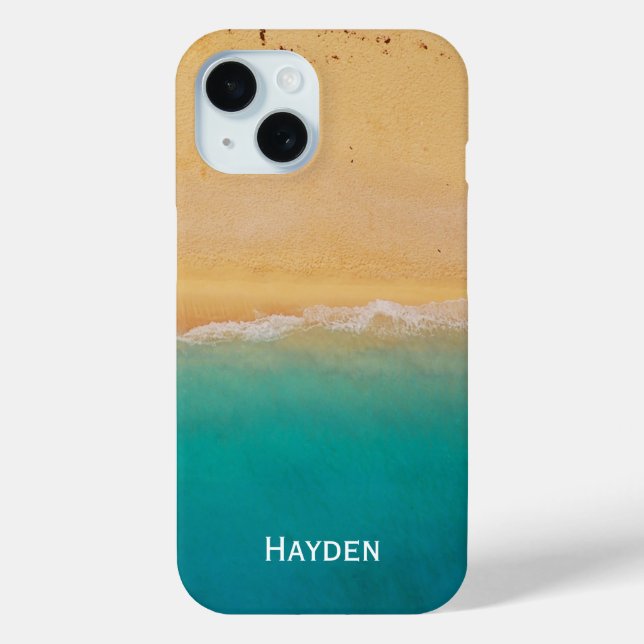 Shoreline from Above Cool Personalised Case-Mate iPhone Case (Back)