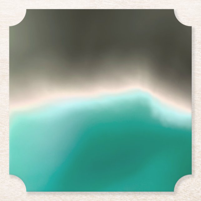 Shoreline Paper Coaster (Front)