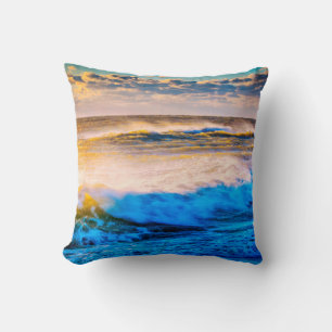 Shoreline scenic at sunrise cushion