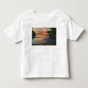 Shoreline Sunset View with Pier Toddler T-Shirt