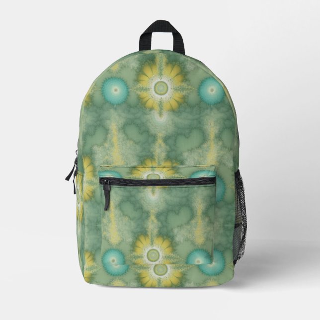 Shoreline Tie-dye Printed Backpack (Front)