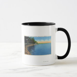 Shoreline View of Seneca Lake Park Pavilion Mug