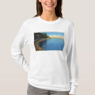 Shoreline View of Seneca Lake Park Pavilion T-Shirt