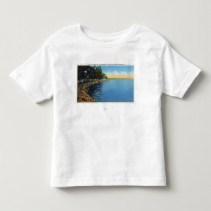 Shoreline View of Seneca Lake Park Pavilion Toddler T-Shirt