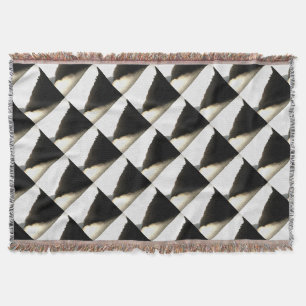 Shores Of Shadows Landscape Art Throw Blanket