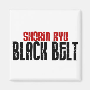 Shorin Ryu Black Belt Karate Magnet