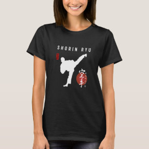 Shorin Ryu Karate Instructor Japanese Kanji Callig T-Shirt