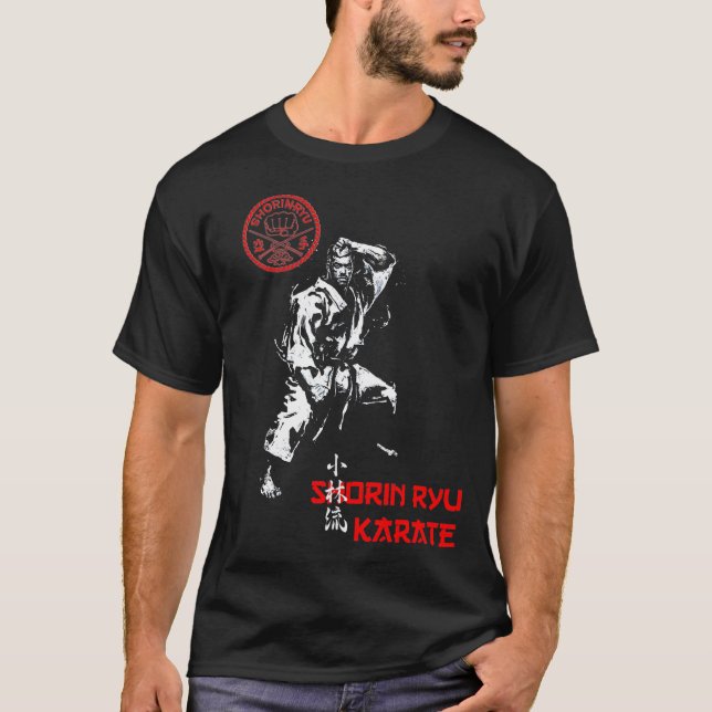 Shorin Ryu Karateka by Zanshin-Art - Budo T-Shirt (Front)
