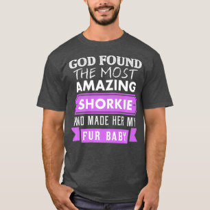 Shorkie Lover Mum Fur Baby for women Shitzu T-Shirt