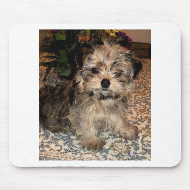 Shorkie Puppy Mouse Pad (Front)