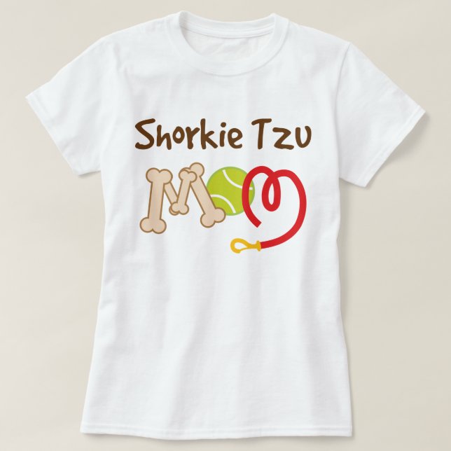Shorkie Tzu Dog Breed Mum Gift T-Shirt (Design Front)