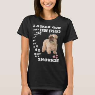 Shorkie Tzu Dog Quote Mum Christmas Yorkie Tzu D T-Shirt