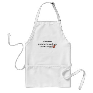 Short Attention Span Squirrel Standard Apron