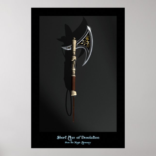 Short Axe of Desolation from the Magic Armoury Poster (Front)