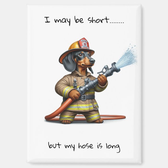 Short Dachshund Magnet (Front)