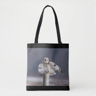 Short-Eared Owl 2 Tote Bag