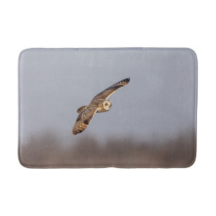 Short-eared owl at the Shawangunk Grasslands Bath Mat