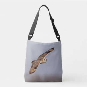 Short-eared owl at the Shawangunk Grasslands Crossbody Bag