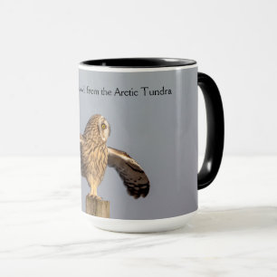 Short-eared Owl from the Arctic Tundra Mug