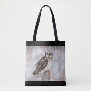 Short-Eared Owl Tote Bag