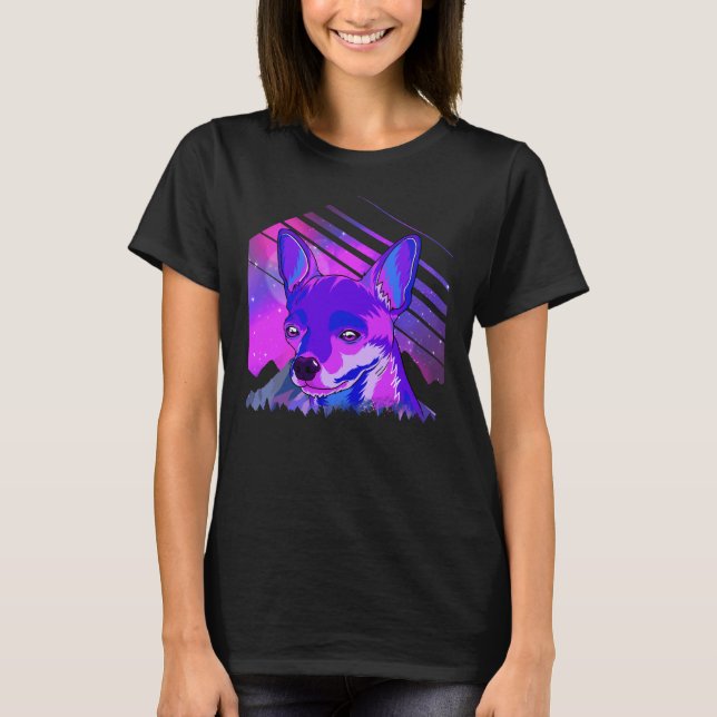 Short Haired Chihuahua Modern Idea T-Shirt (Front)