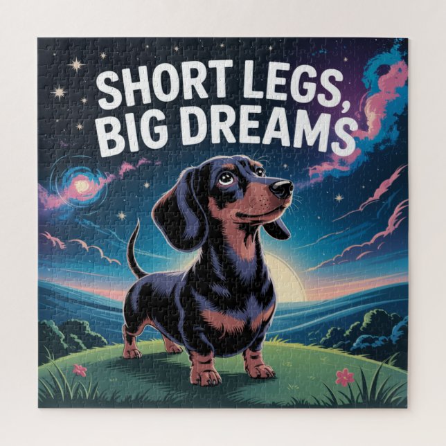 Short Legs, Big Dreams Jigsaw Puzzle (Vertical)