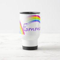 Short named rainbow travel girls violet mug