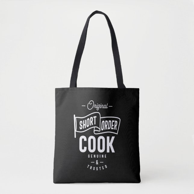 Short Order Cook Job Title Gift Tote Bag (Front)