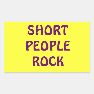 Short People Rock sticker