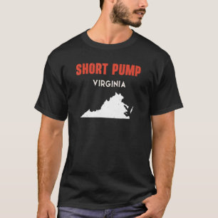 Short Pump Virginia USA State America Travel Virgi T-Shirt