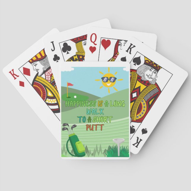 short putt playing cards (Back)