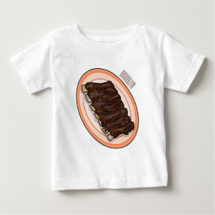 Short ribs cartoon illustration baby T-Shirt