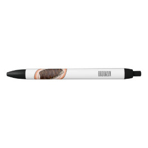 Short ribs cartoon illustration black ink pen